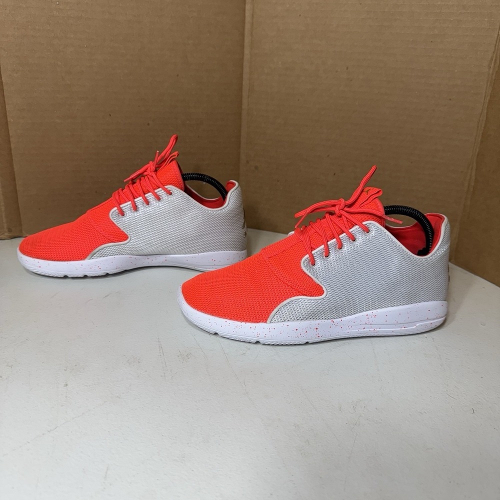 Nike Jordan Eclipse Mens Sneakers 8.5 Bright Mango Silver Speckled Shoes View 4